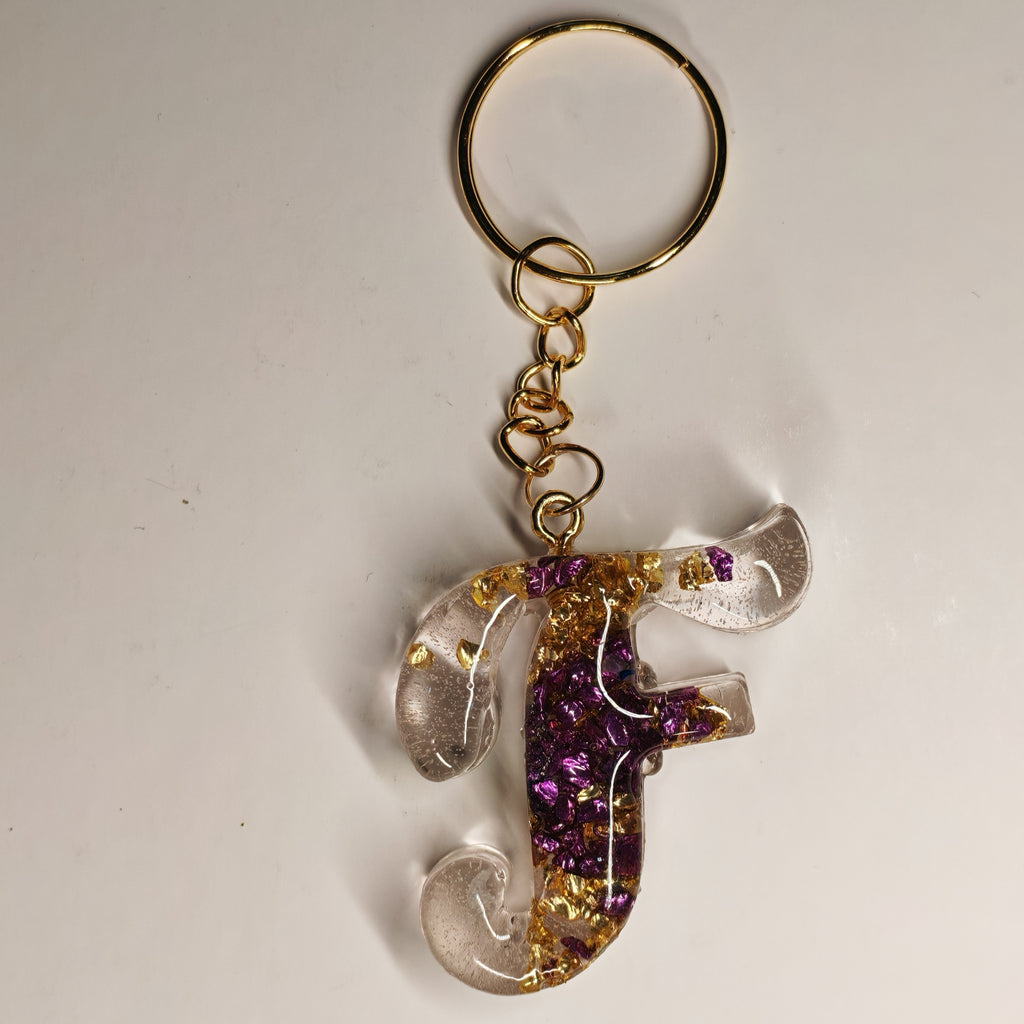 Porta-chaves Letra F em Resina Artesanal – 5,00 € – PORTES GRÁTIS