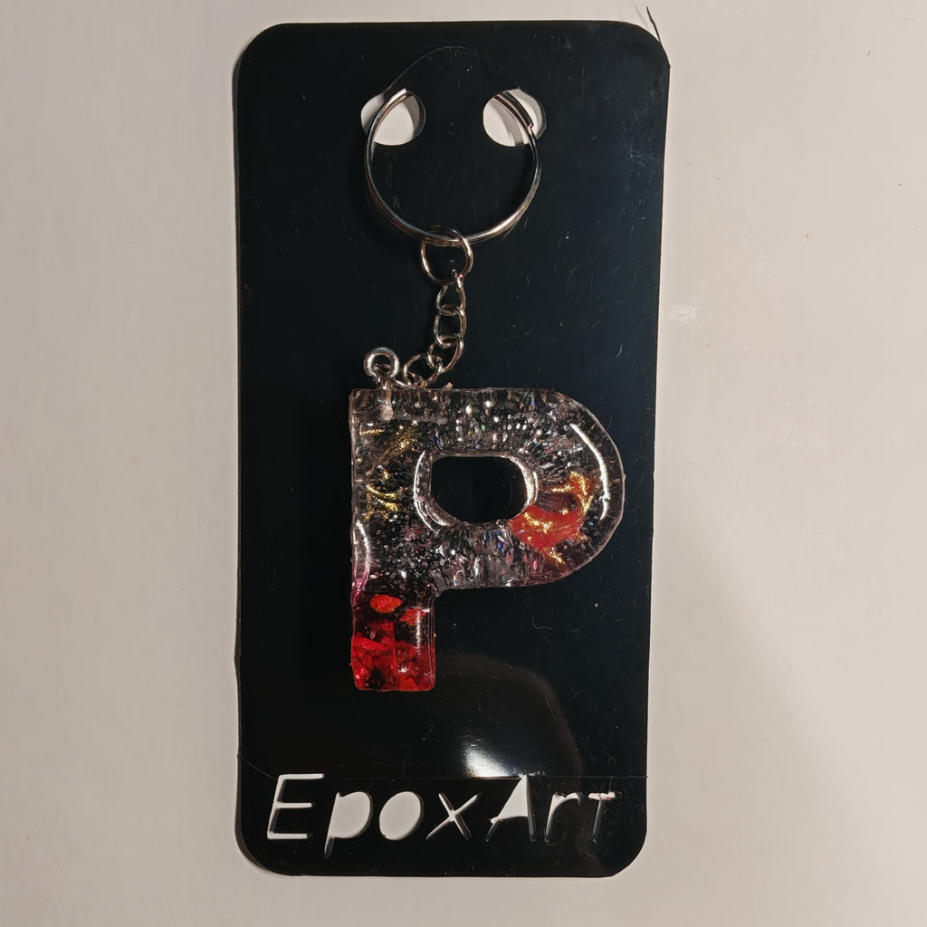 Porta-chaves Letra P em Resina – 5,00 € – PORTES GRÁTIS