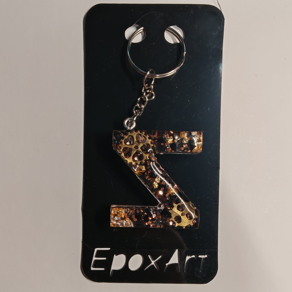 Porta-chaves Letra Z em Resina Artesanal - 5,00 € - PORTES GRÁTIS